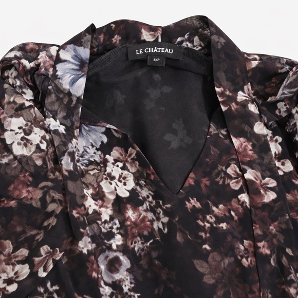 ✨ CHIC FLORAL CHIFFON BLOUSE – BUNDLE DEAL INSIDE ✨ - Picture 4 of 5